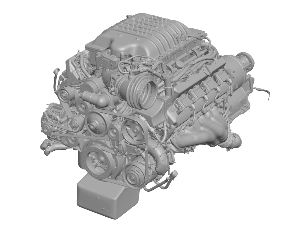 Toyota 4A-GE 20V Engine (silver top) 3D Scan — Bremar